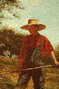 Winslow Homer Haymaking Germany oil painting artist